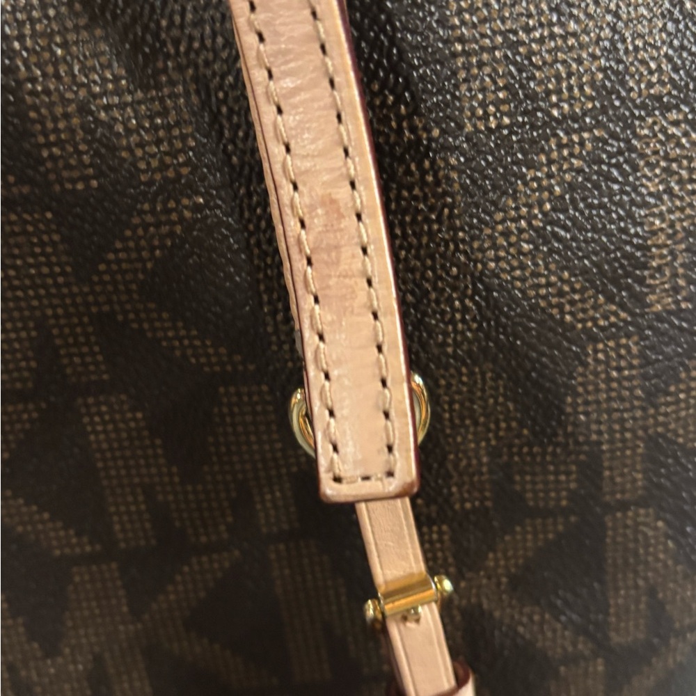 Michael Kors Brown Monogram Tote - Picture 5 of 7